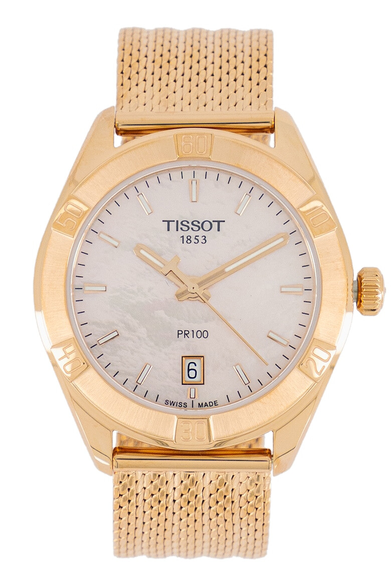 Tissot Ceas cu o bratara cu model plasa - Pled.ro