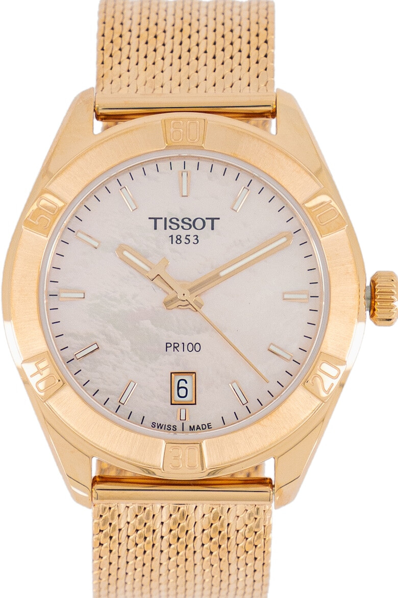 Tissot Ceas cu o bratara cu model plasa - Pled.ro