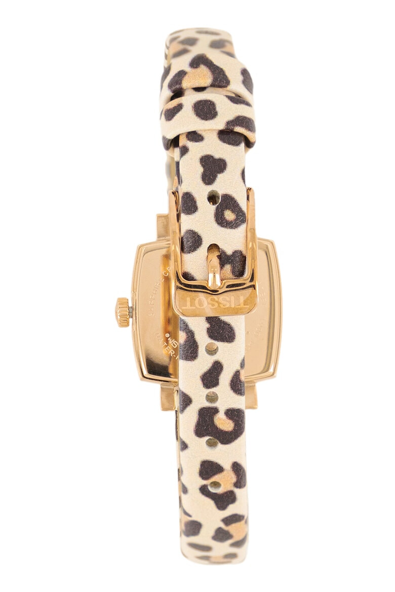 Tissot Ceas quartz cu o curea cu animal print - Pled.ro