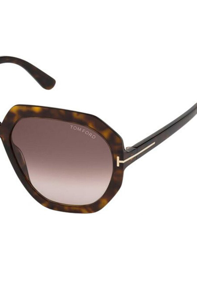 Tom Ford Ochelari de soare hexagonali polarizati cu lentile in degrade - Pled.ro