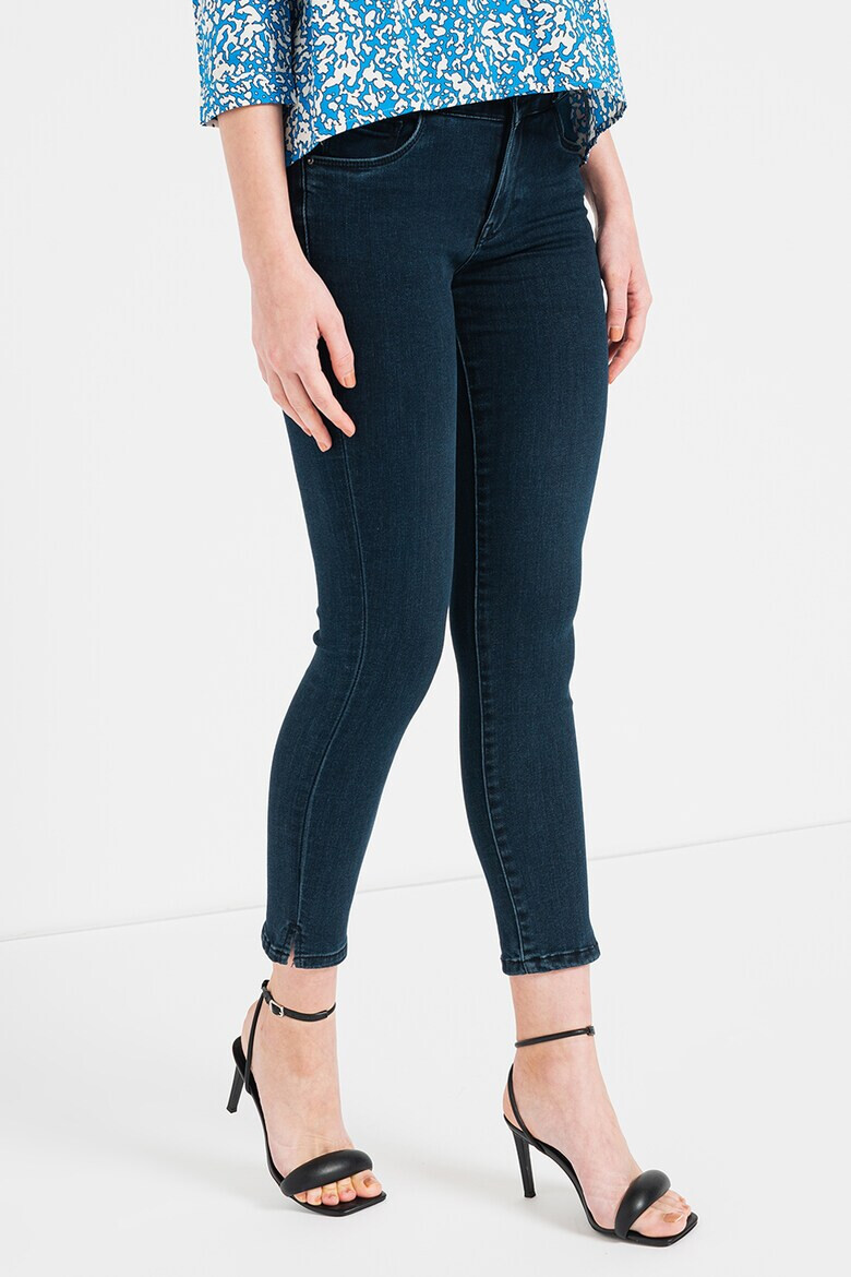 Tom Tailor Blugi crop skinny cu talie medie - Pled.ro