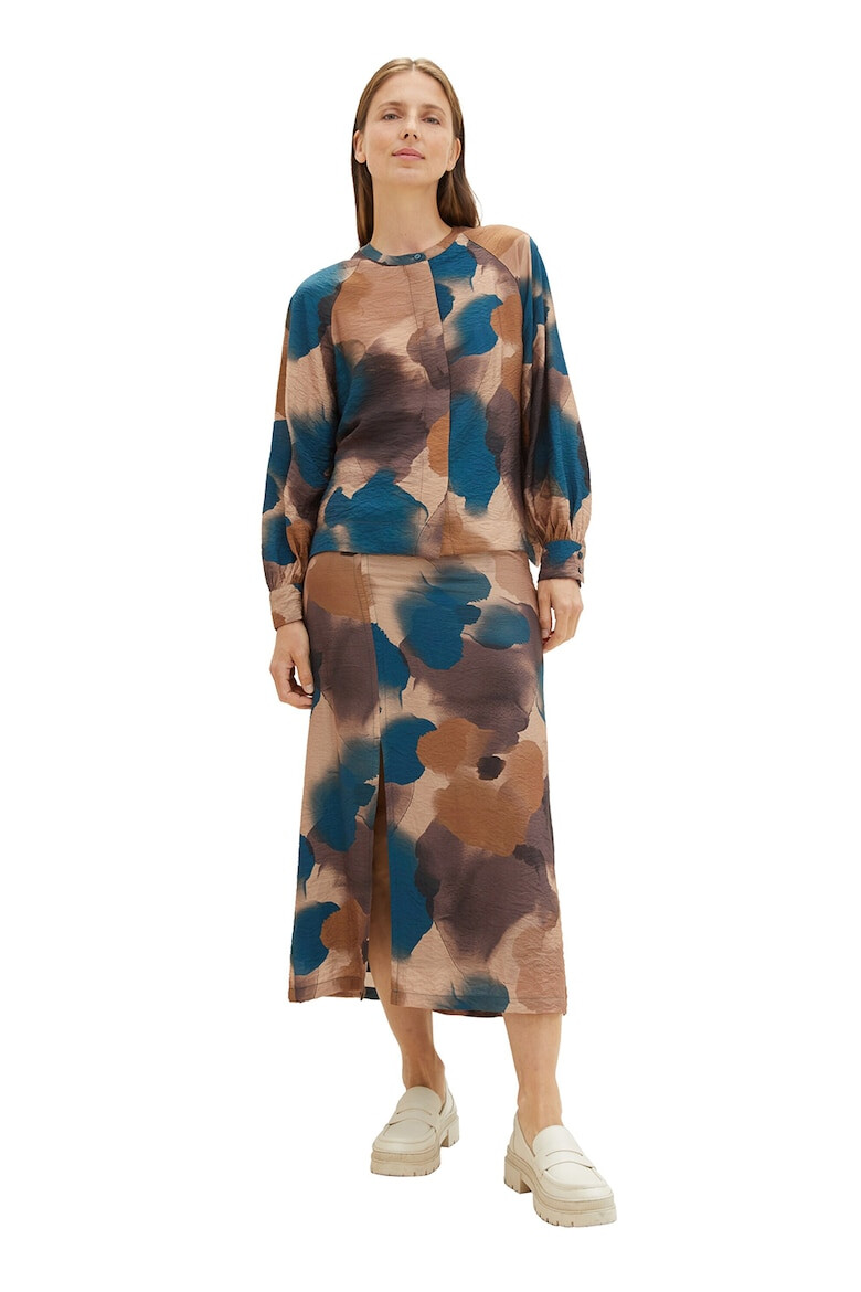 Tom Tailor Bluza cu model watercolor - Pled.ro