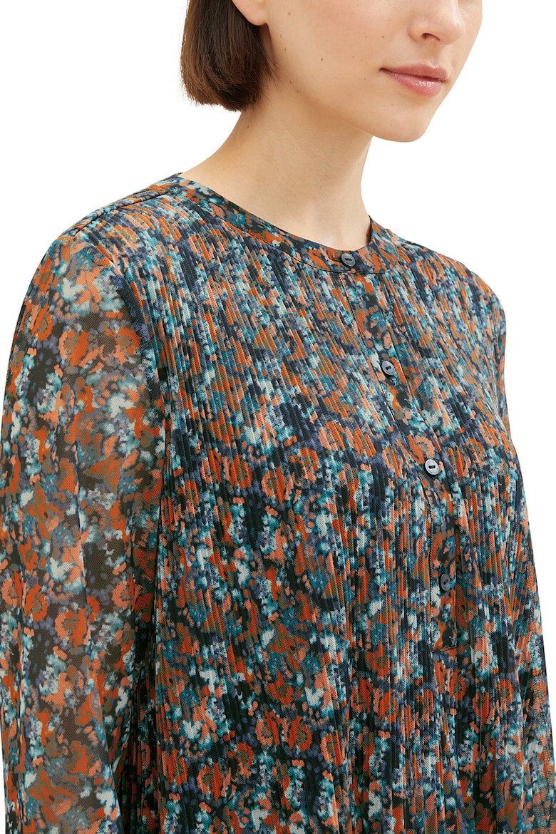 Tom Tailor Bluza cu pliuri si model floral - Pled.ro