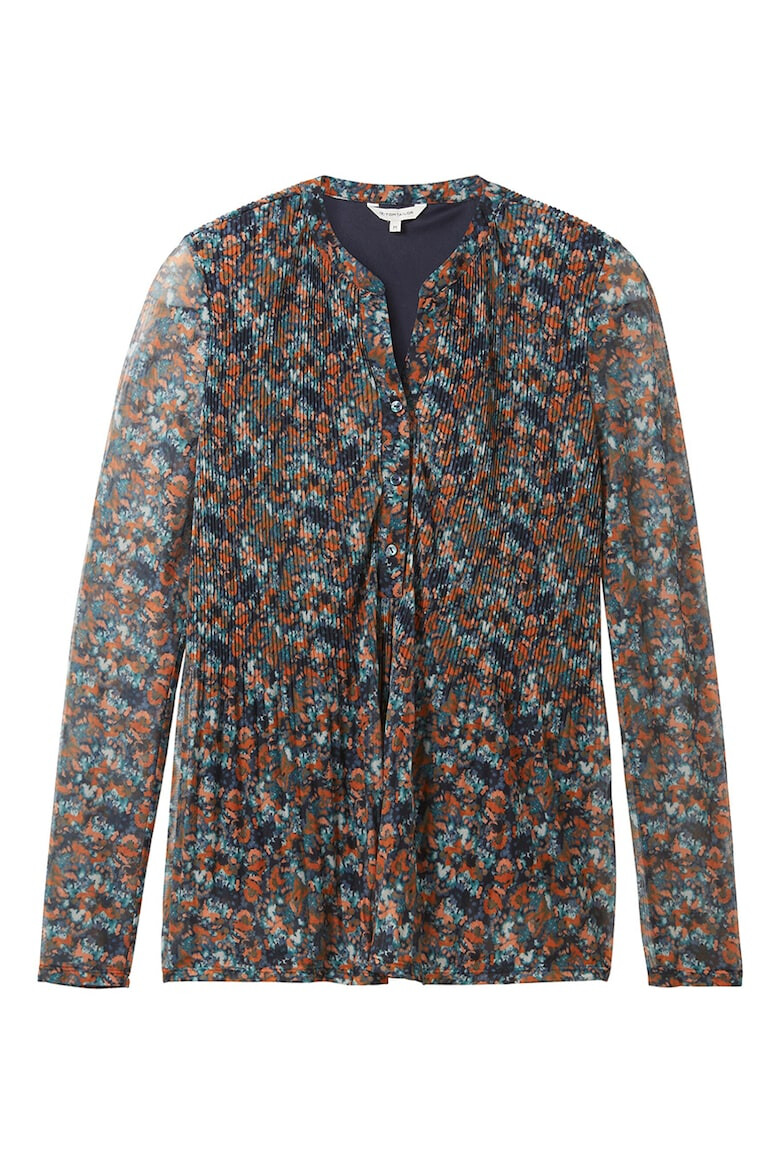 Tom Tailor Bluza cu pliuri si model floral - Pled.ro