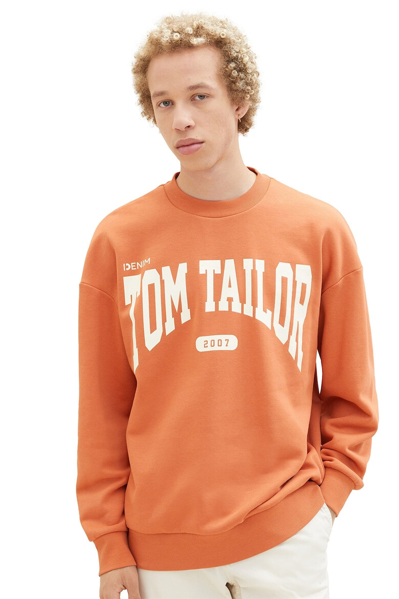 Tom Tailor Bluza de trening cu imprimeu logo - Pled.ro