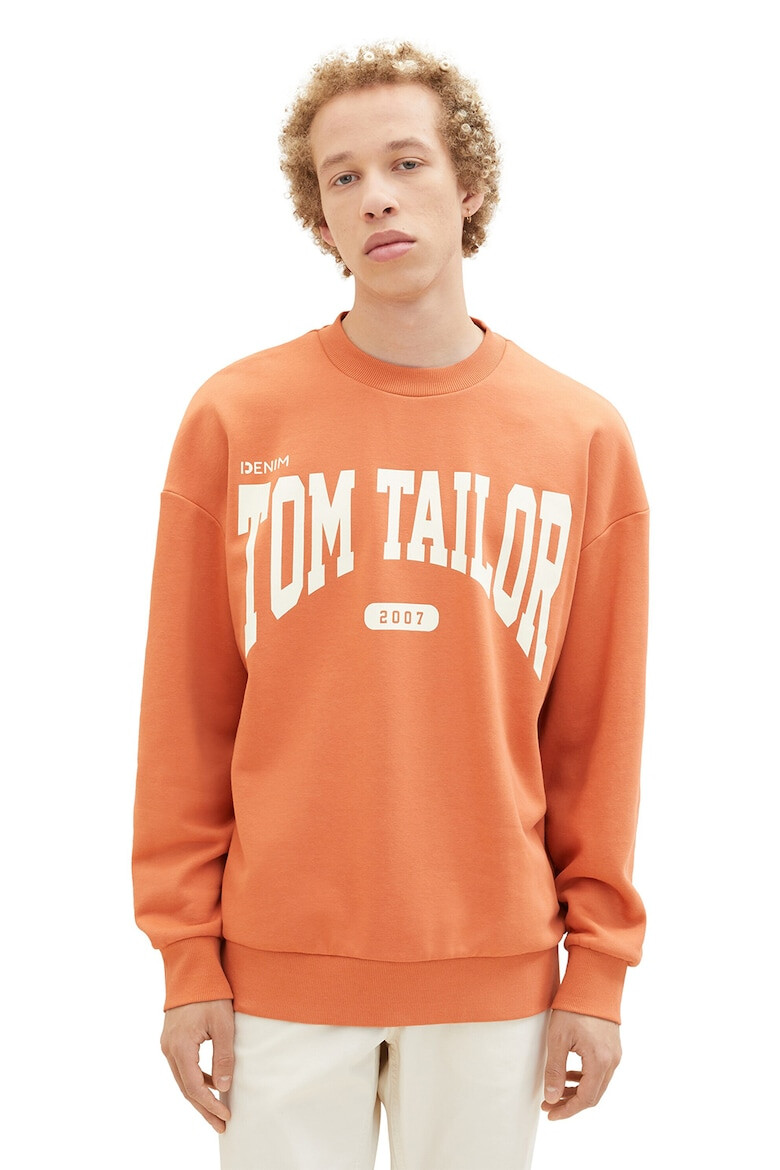 Tom Tailor Bluza de trening cu imprimeu logo - Pled.ro