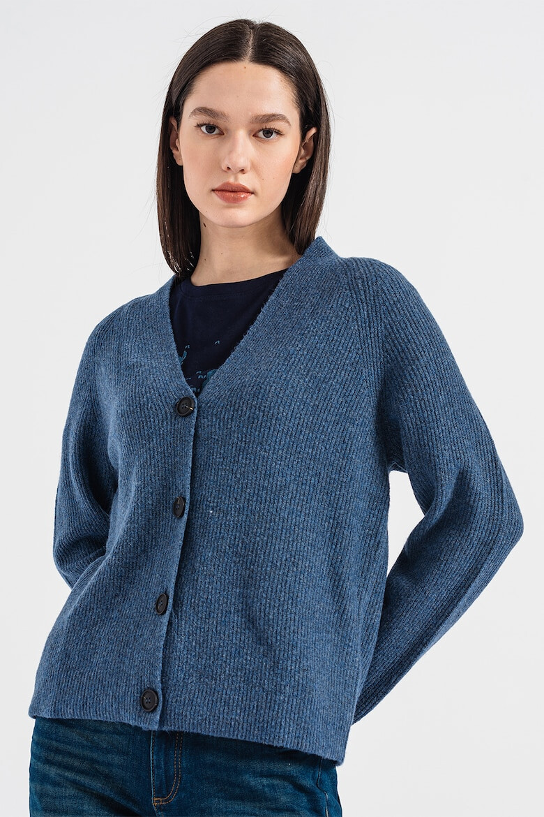 Tom Tailor Cardigan din amestec de bumbac cu nasturi - Pled.ro