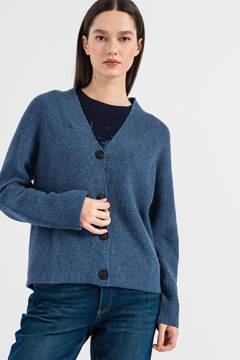 Tom Tailor Cardigan din amestec de bumbac cu nasturi - Pled.ro