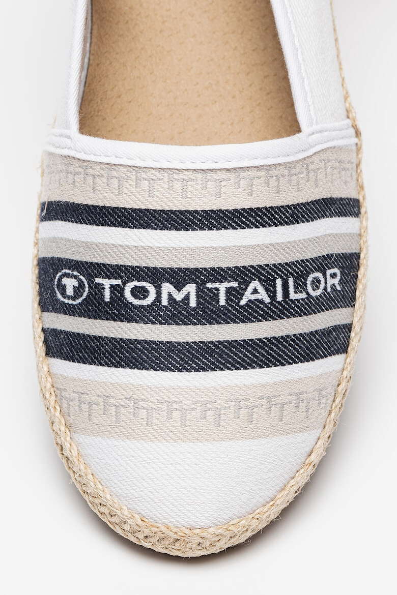 Tom Tailor Espadrile cu logo si talpa plata - Pled.ro