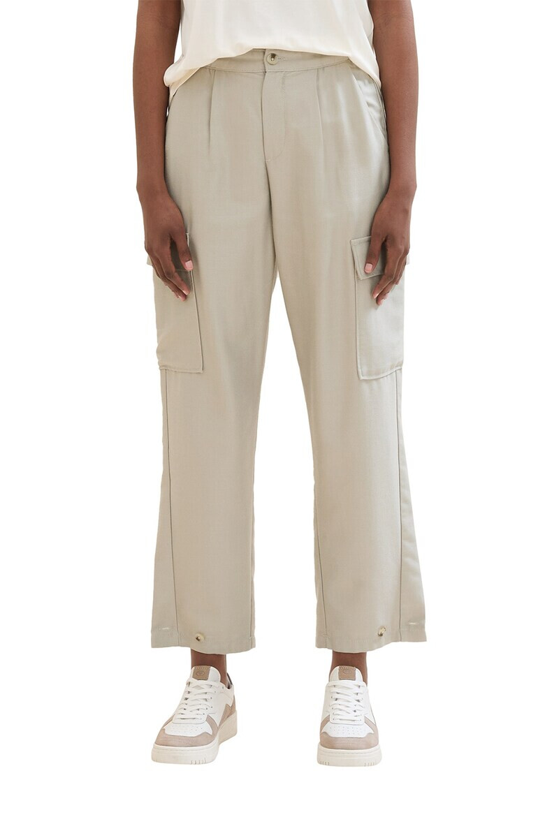 Tom Tailor Pantaloni cargo ampli din amestec de lyocell - Pled.ro