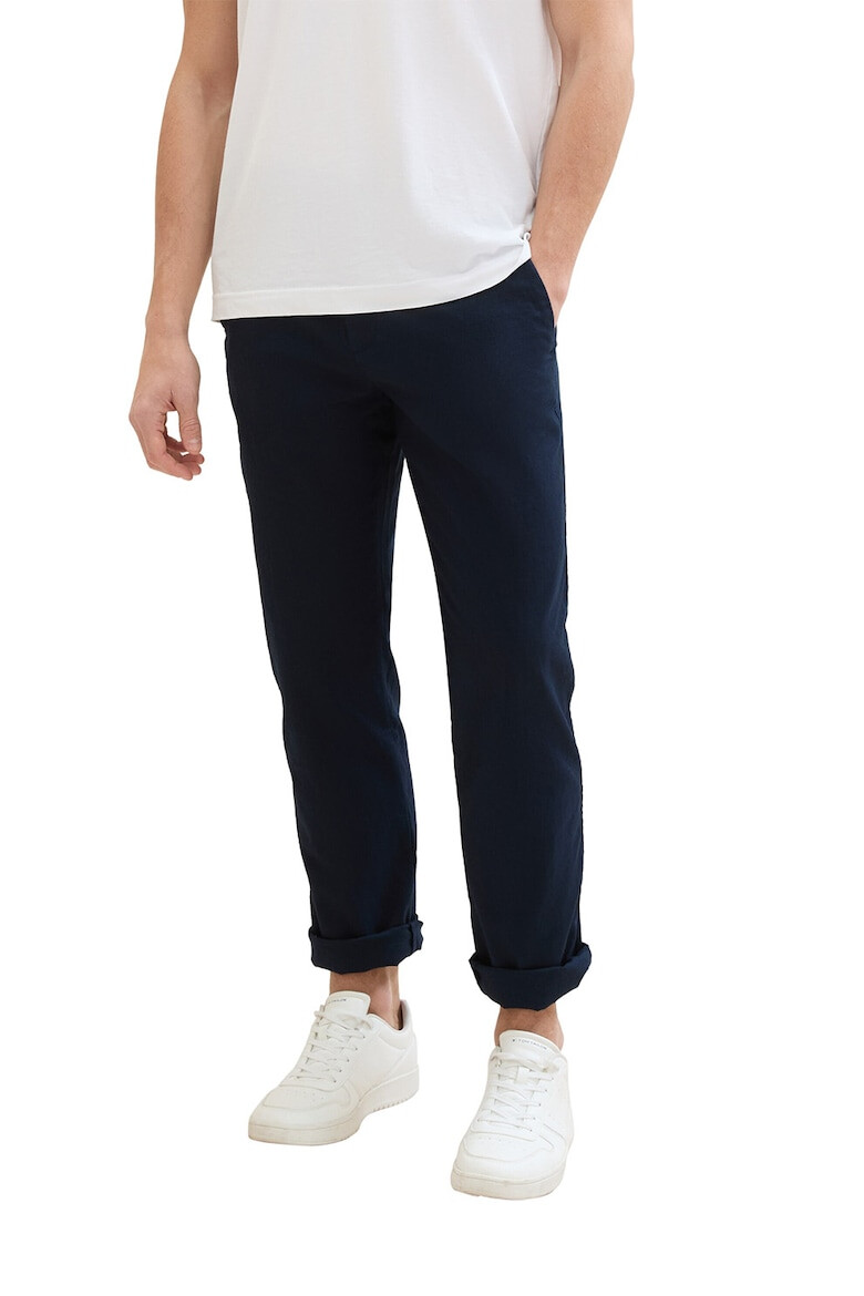 Tom Tailor Pantaloni chino din amestec de in - Pled.ro