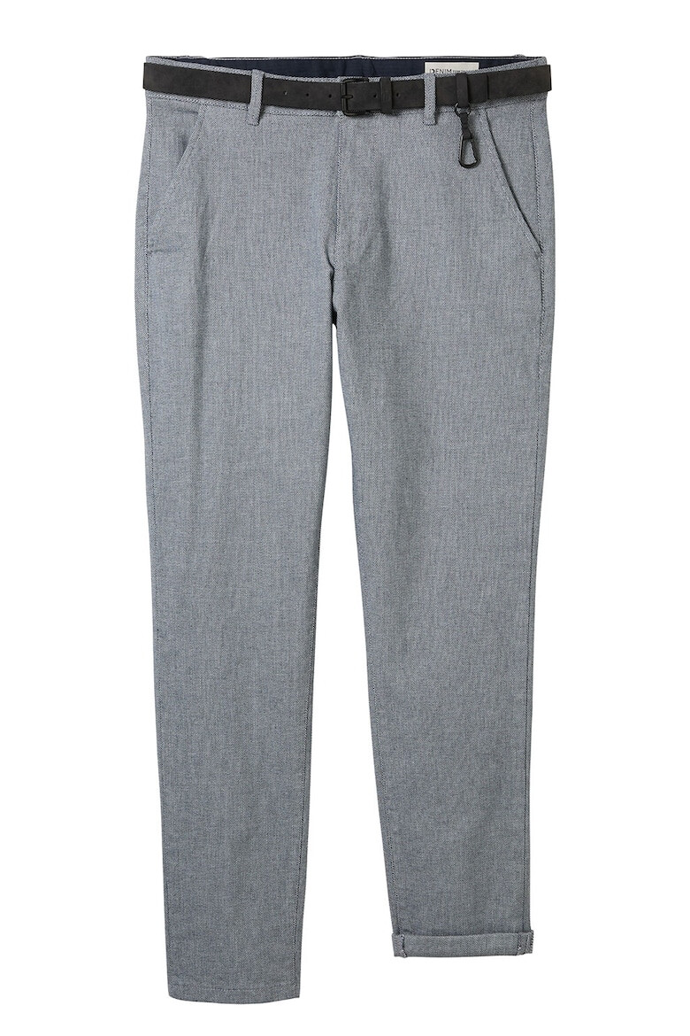 Tom Tailor Pantaloni chino drepti cu o curea - Pled.ro