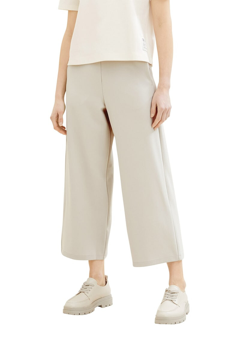 Tom Tailor Pantaloni crop ampli - Pled.ro