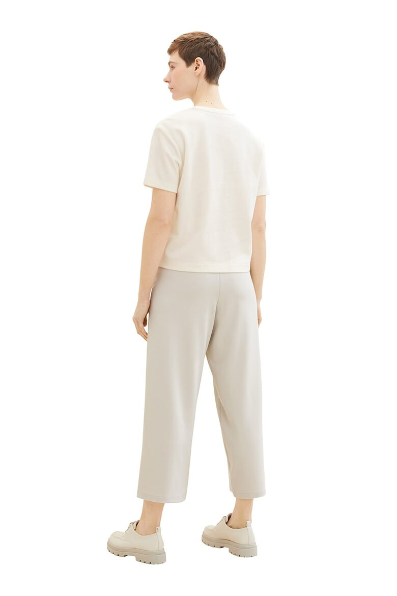 Tom Tailor Pantaloni crop ampli - Pled.ro