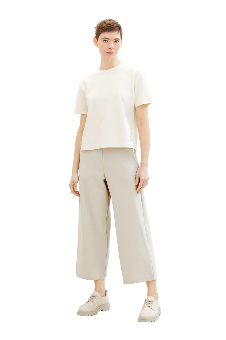 Tom Tailor Pantaloni crop ampli - Pled.ro