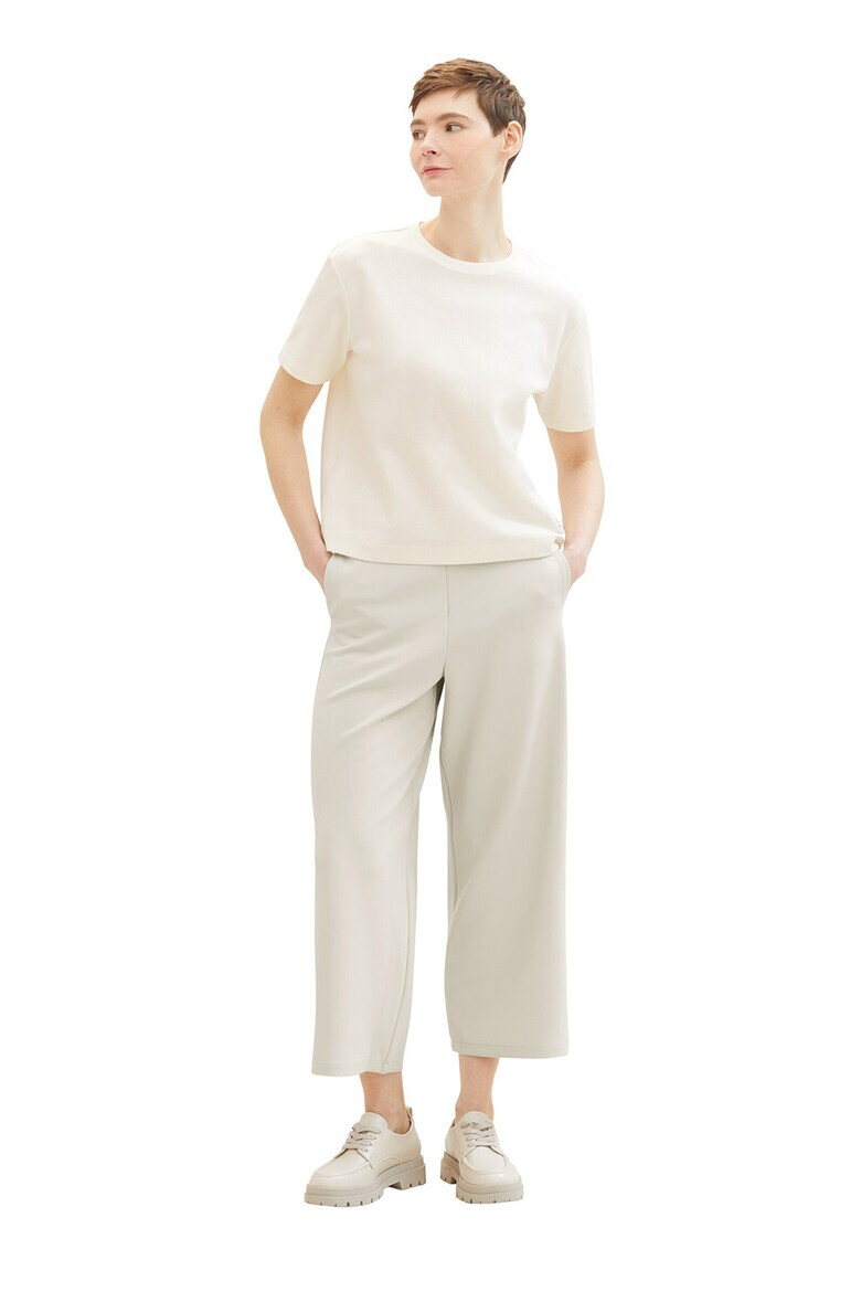 Tom Tailor Pantaloni crop ampli - Pled.ro