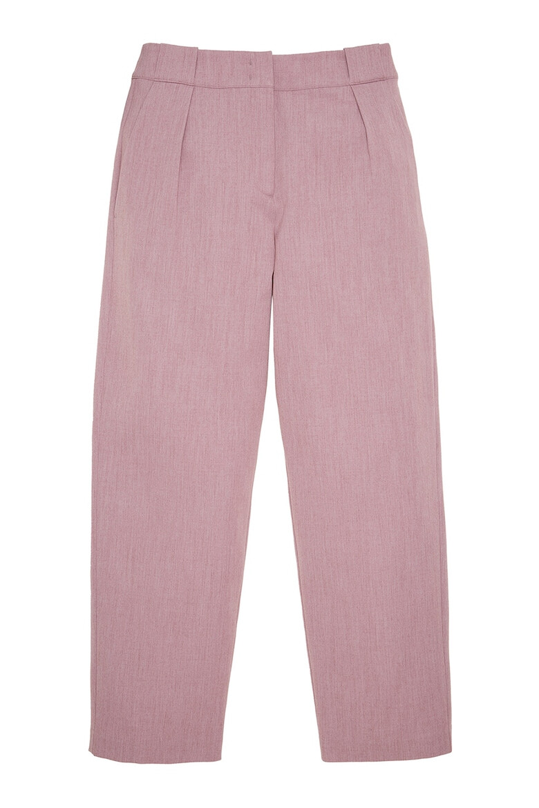 Tom Tailor Pantaloni crop cu talie medie - Pled.ro