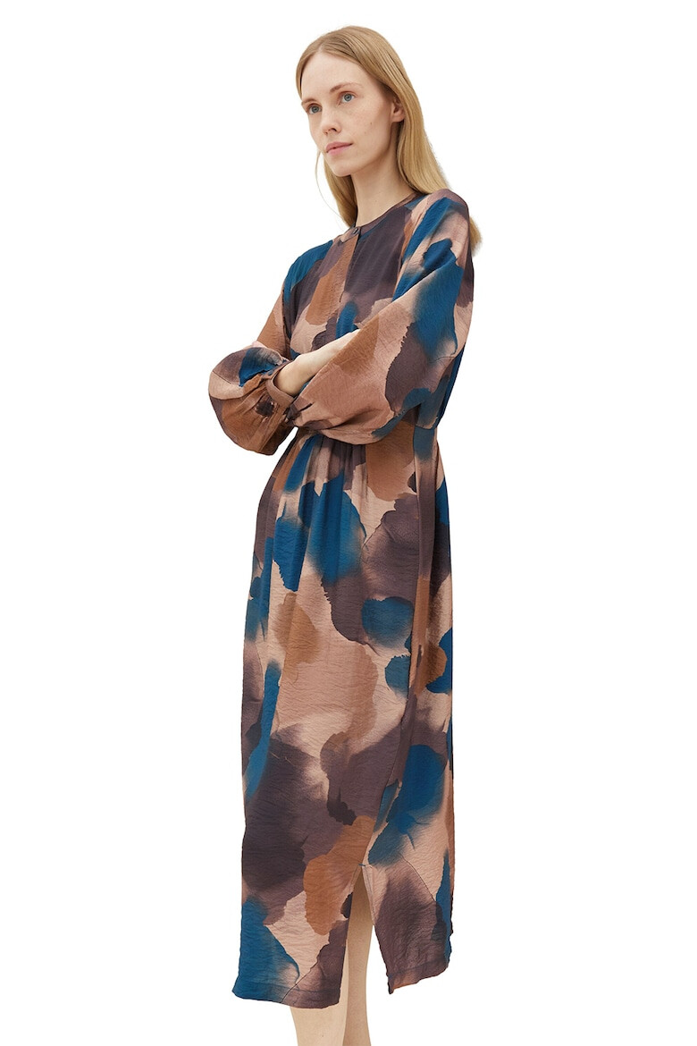 Tom Tailor Rochie midi cu model watercolor - Pled.ro