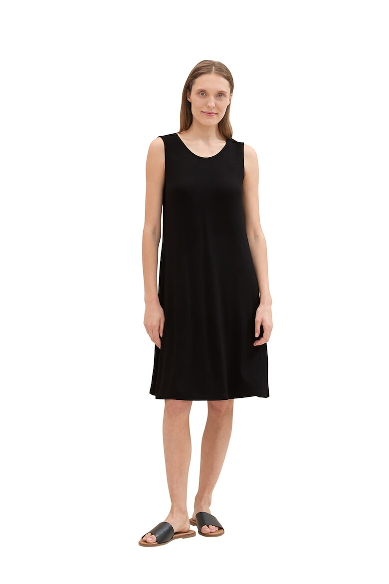 Tom Tailor Rochie mini uni cu croiala in A - Pled.ro