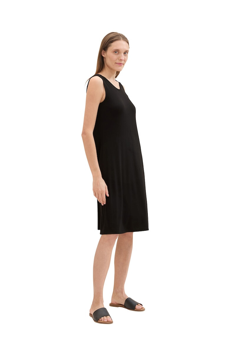 Tom Tailor Rochie mini uni cu croiala in A - Pled.ro