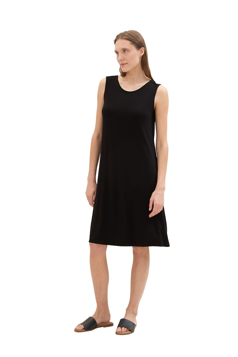 Tom Tailor Rochie mini uni cu croiala in A - Pled.ro