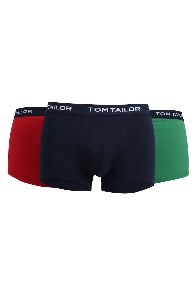 Tom Tailor Set de boxeri cu banda logo in talie - 3 perechi - Pled.ro