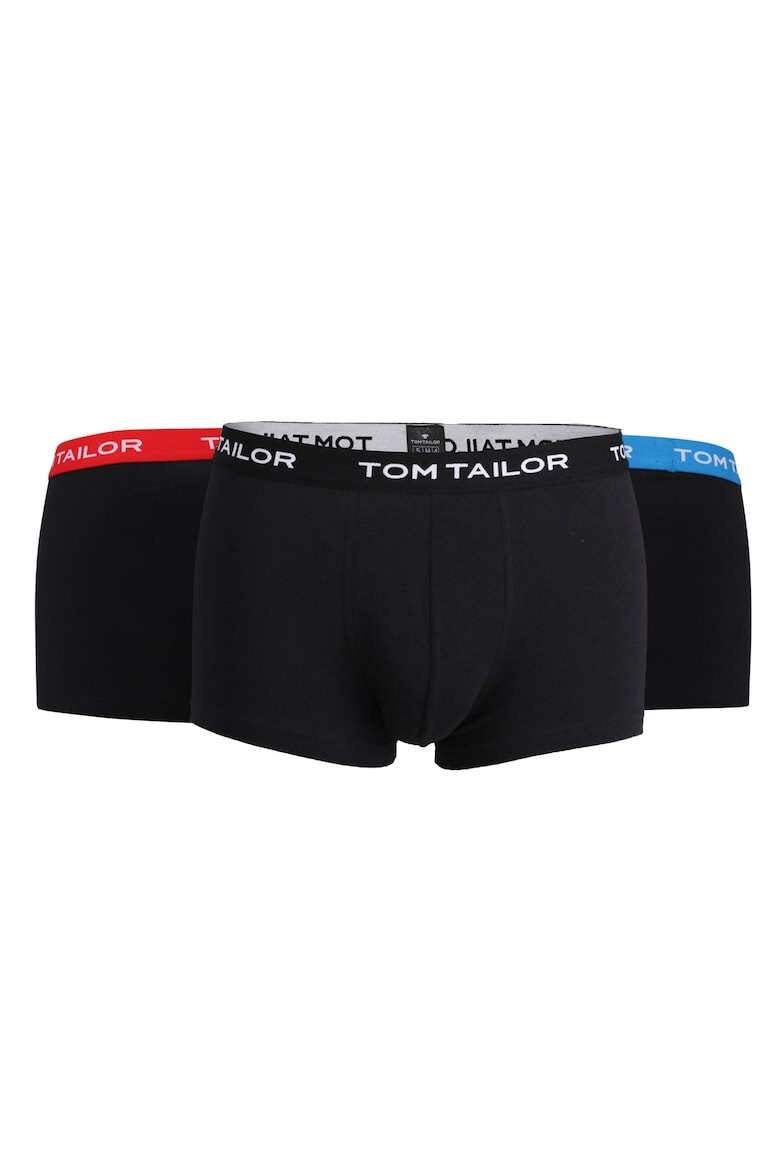 Tom Tailor Set de boxeri cu banda logo in talie - 3 perechi - Pled.ro