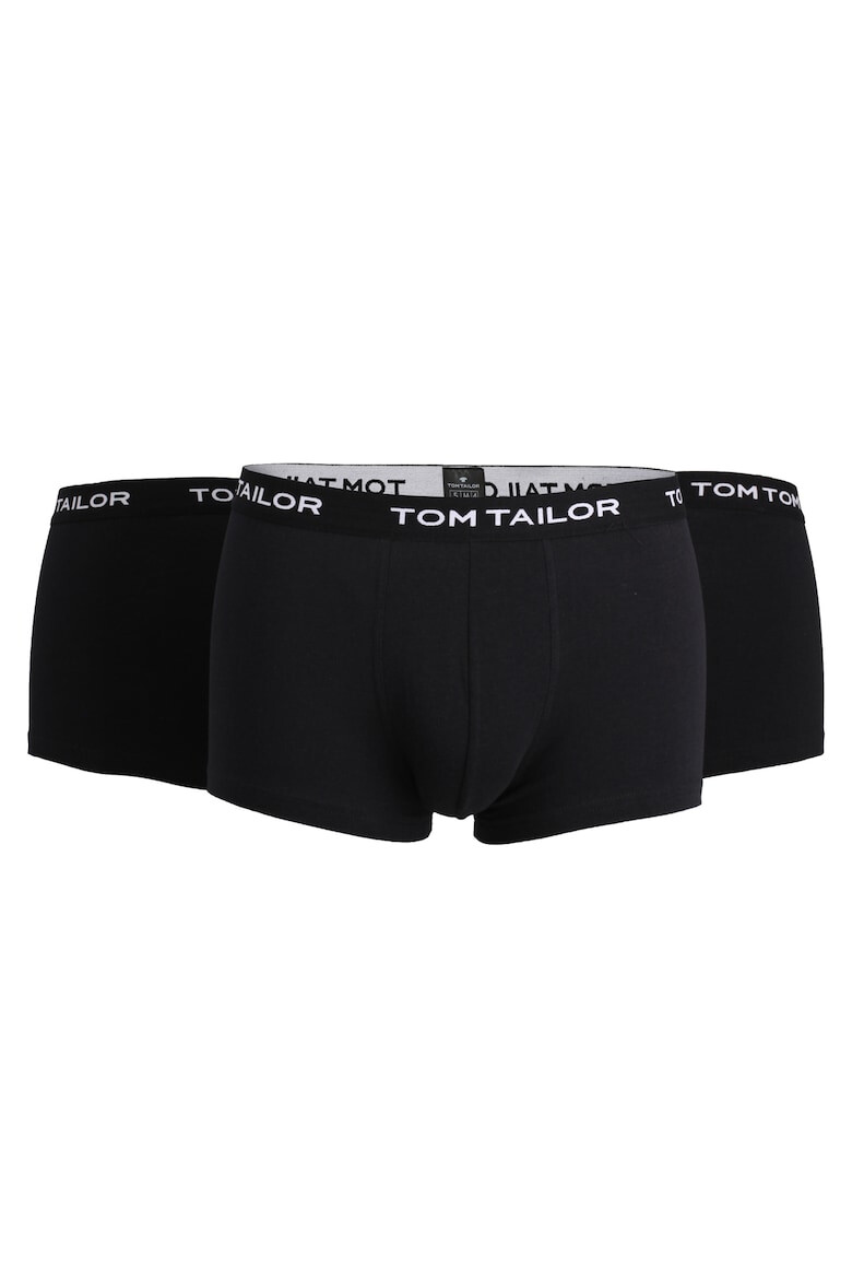 Tom Tailor Set de boxeri cu banda logo in talie - 3 perechi - Pled.ro