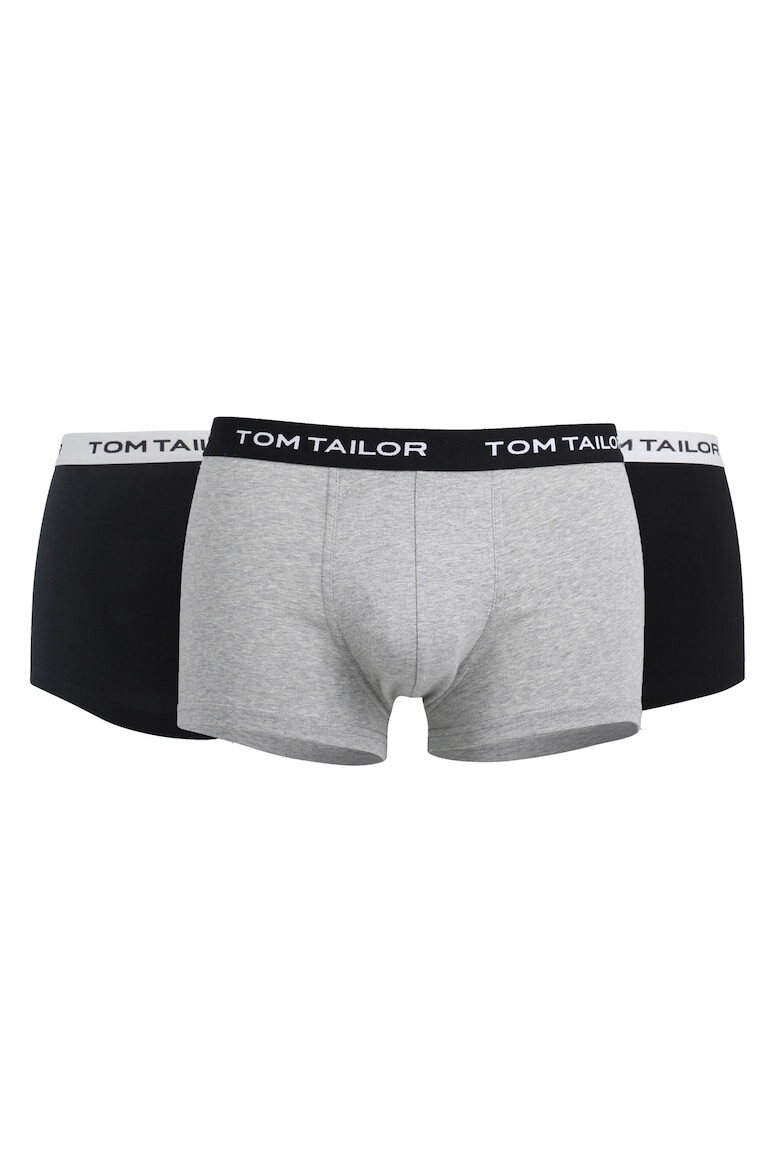 Tom Tailor Set de boxeri cu banda logo in talie - 3 perechi - Pled.ro