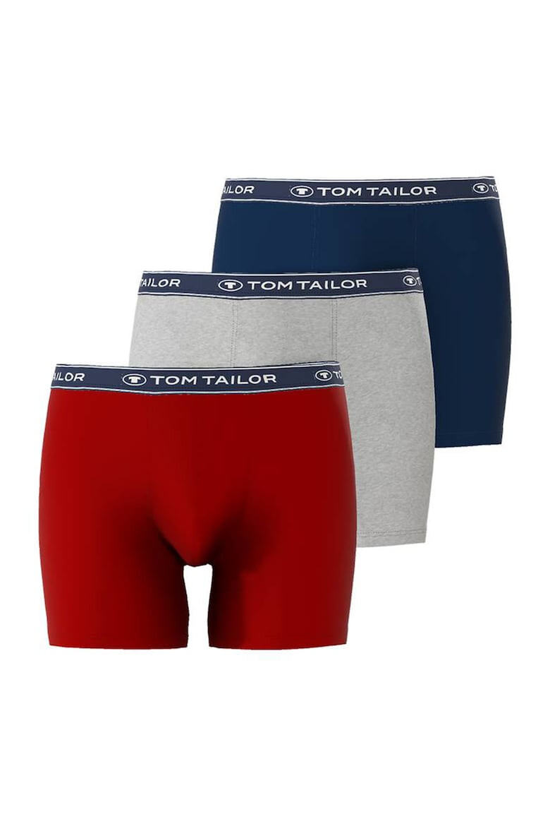 Tom Tailor Set de boxeri cu logo - 3 perechi - Pled.ro