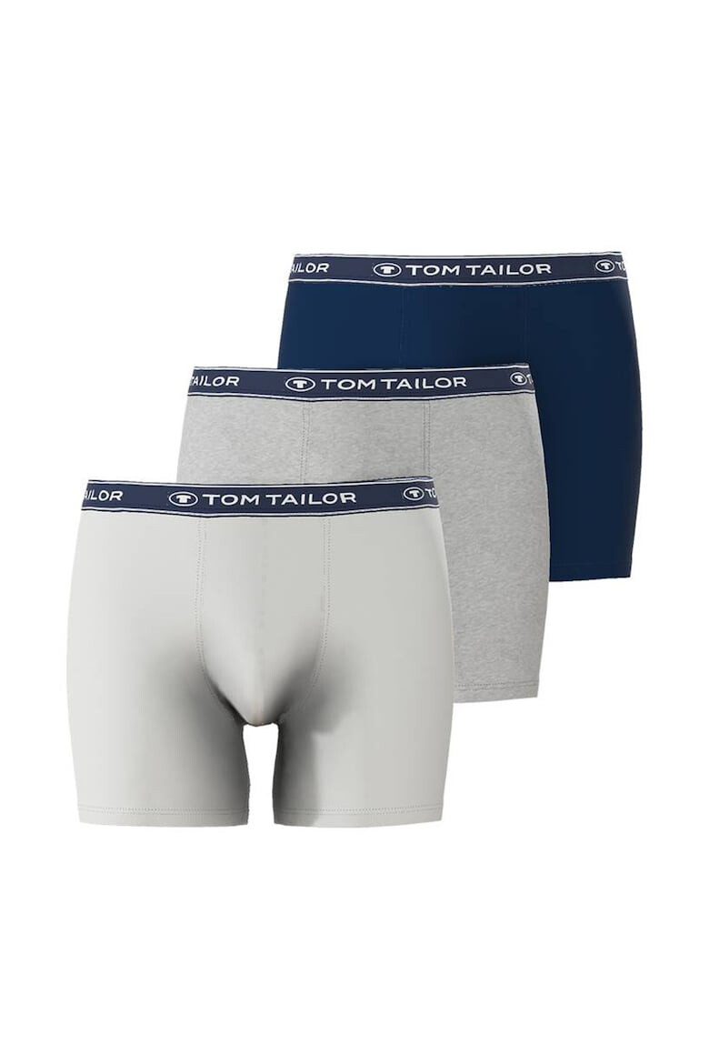 Tom Tailor Set de boxeri cu logo - 3 perechi - Pled.ro