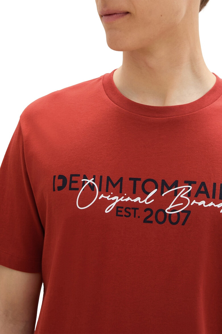 Tom Tailor Tricou de bumbac cu logo - Pled.ro