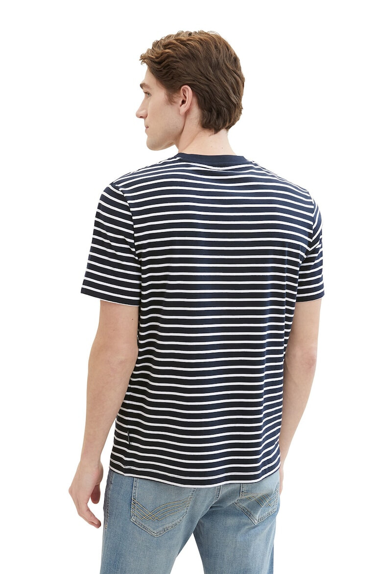 Tom Tailor Tricou de bumbac cu model in dungi - Pled.ro