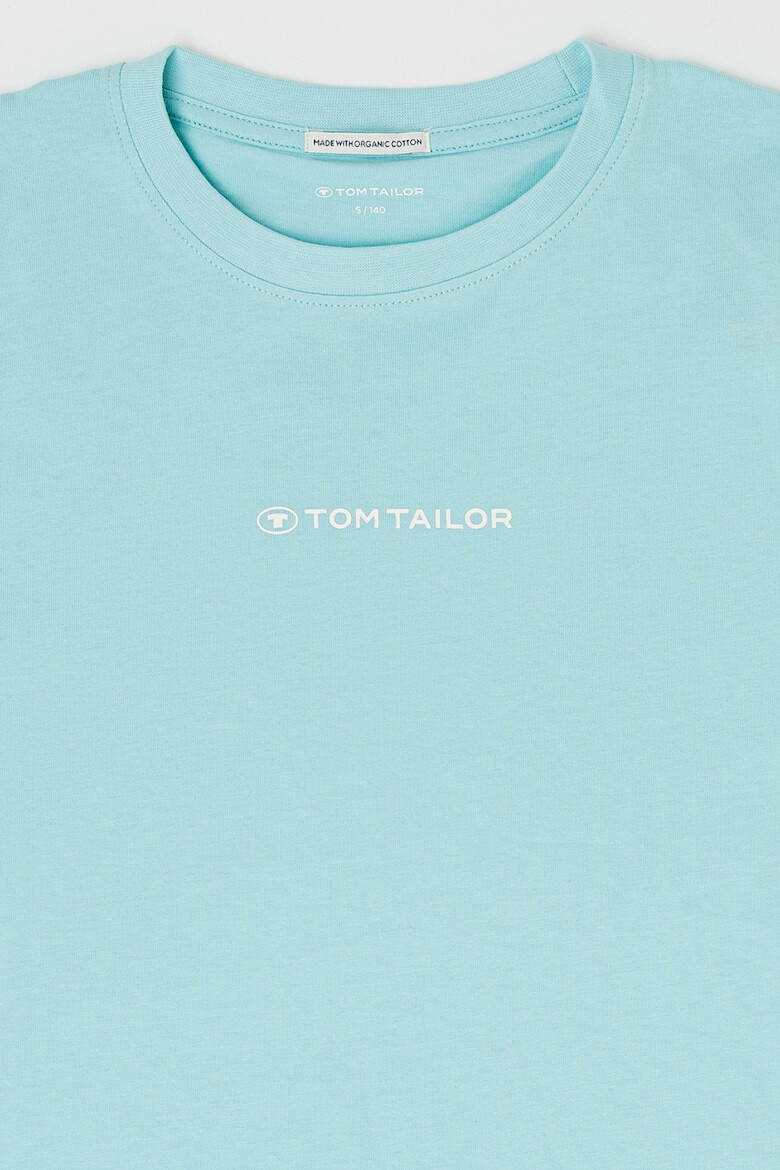 Tom Tailor Tricou de bumbac organic cu logo - Pled.ro