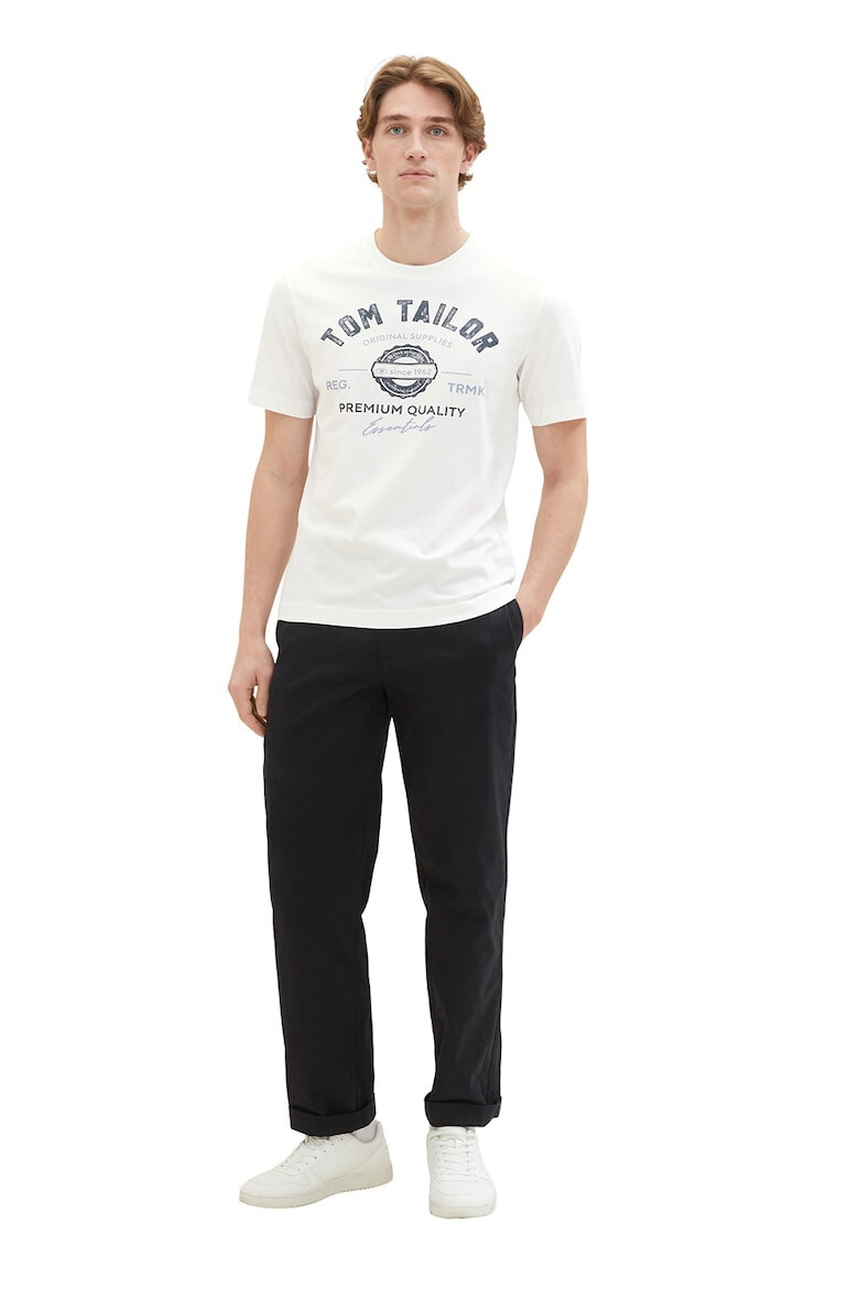 Tom Tailor Tricou din bumbac cu imprimeu logo - Pled.ro