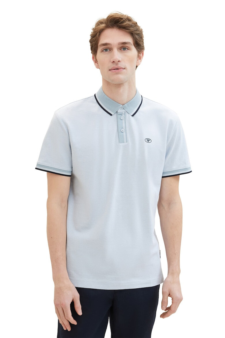 Tom Tailor Tricou polo cu accente in dungi - Pled.ro