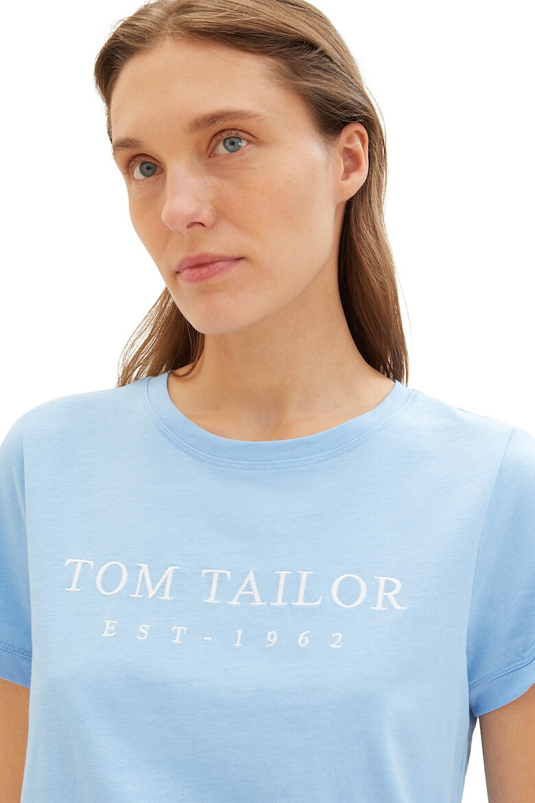 Tom Tailor Tricou regular fit cu logo - Pled.ro