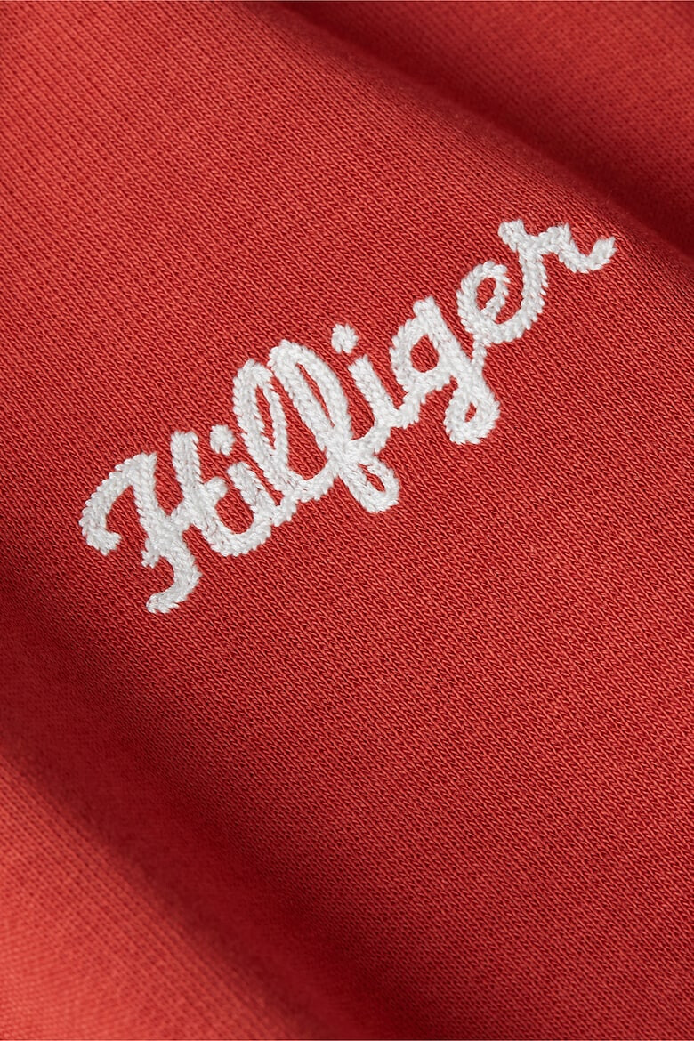 Tommy Hilfiger Bluza de trening cu decolteu la baza gatului si broderie logo - Pled.ro