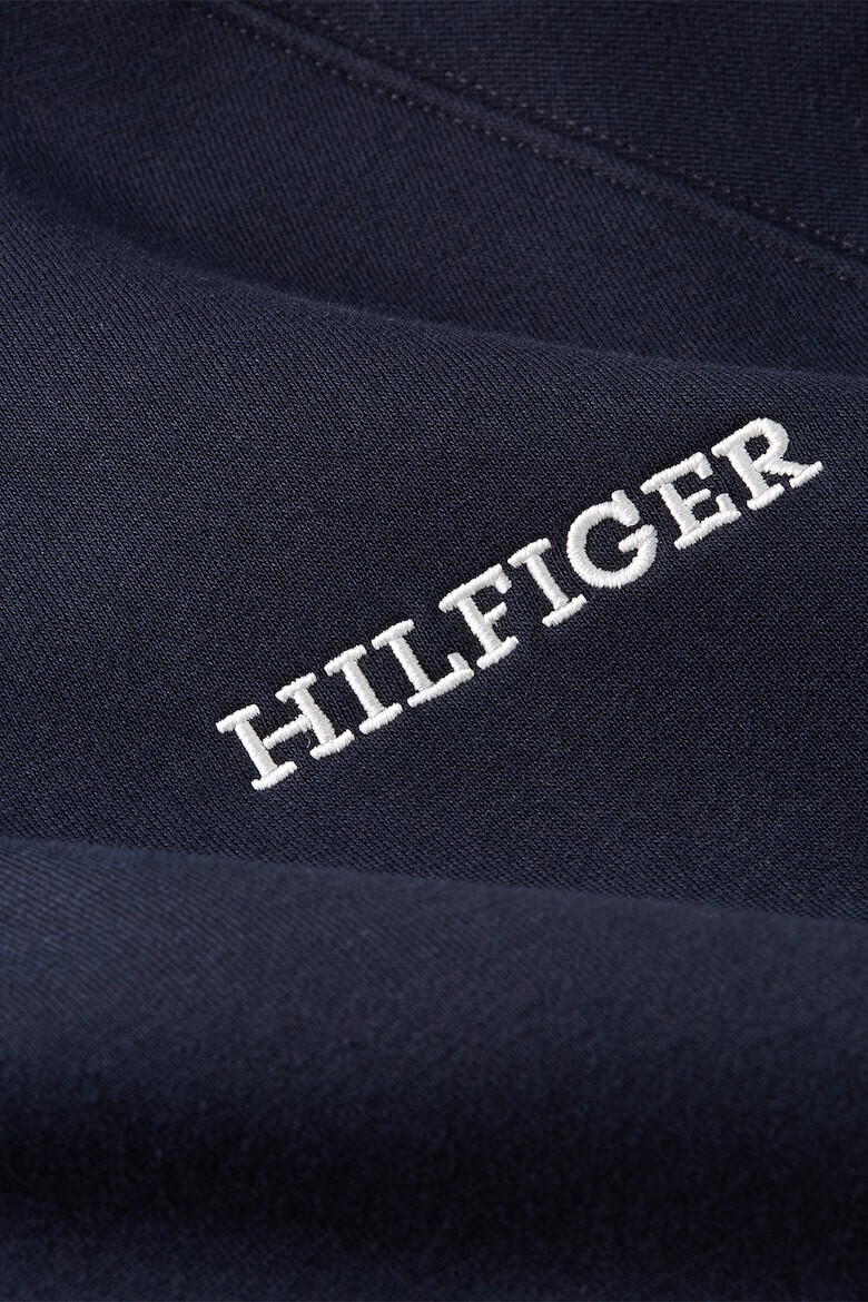 Tommy Hilfiger Bluza de trening cu fermoar scurt si maneci raglan - Pled.ro