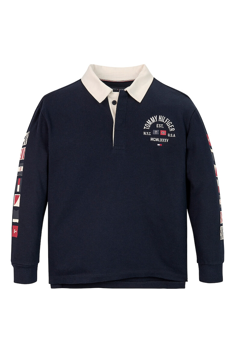 Tommy Hilfiger Bluza polo de bumbac organic - Pled.ro