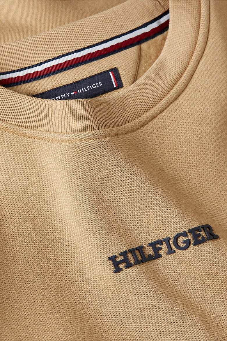 Tommy Hilfiger Bluza sport cu decolteu la baza gatului din amestec de bumbac organic - Pled.ro