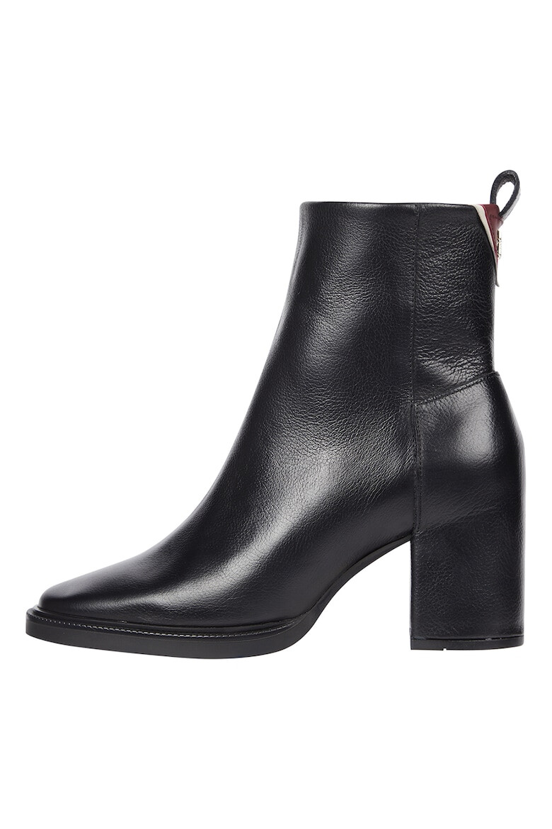 Tommy Hilfiger Botine de piele cu toc masiv - Pled.ro