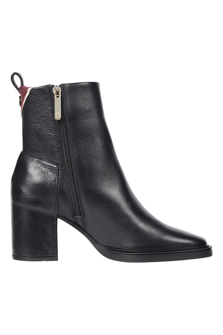 Tommy Hilfiger Botine de piele cu toc masiv - Pled.ro