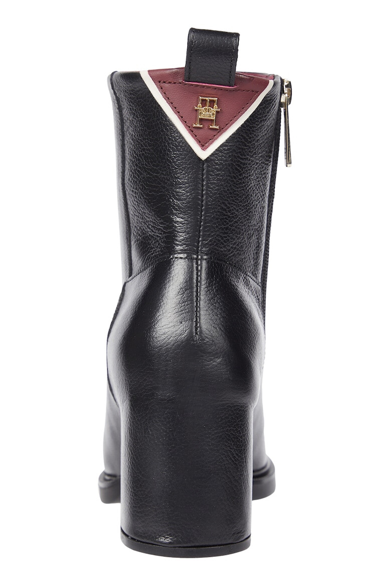 Tommy Hilfiger Botine de piele cu toc masiv - Pled.ro