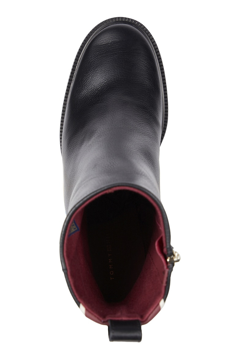 Tommy Hilfiger Botine de piele cu toc masiv - Pled.ro