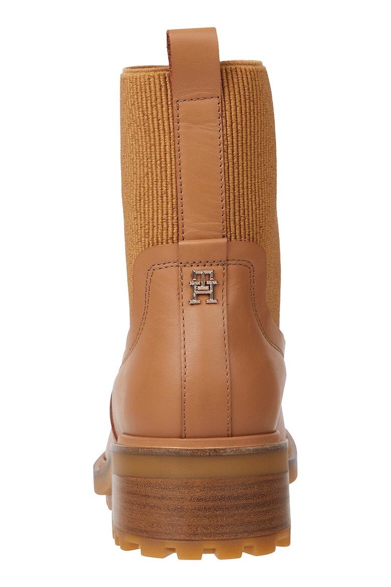 Tommy Hilfiger Botine din piele cu segmente elastice - Pled.ro