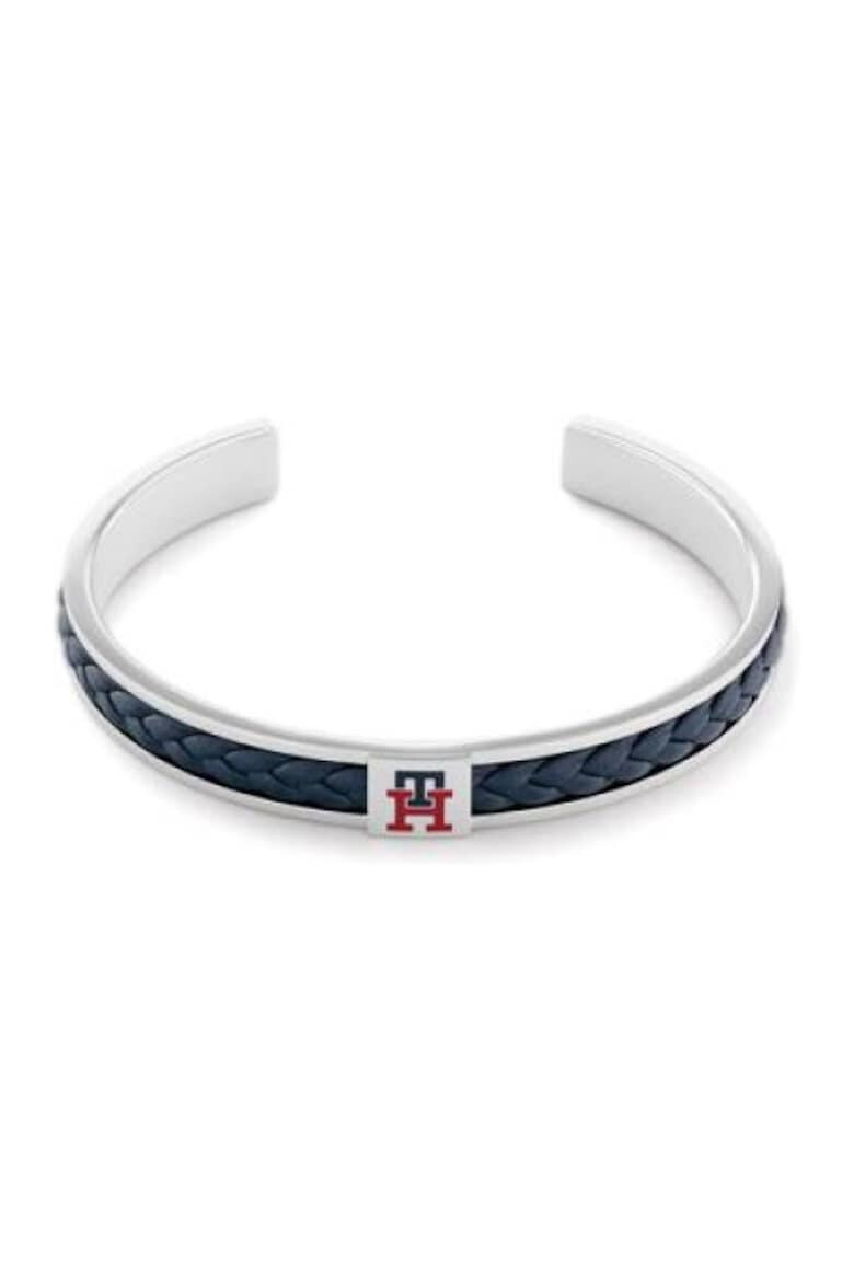 Tommy Hilfiger Bratara barbati Inox 19cm Albastru/Alb - Pled.ro