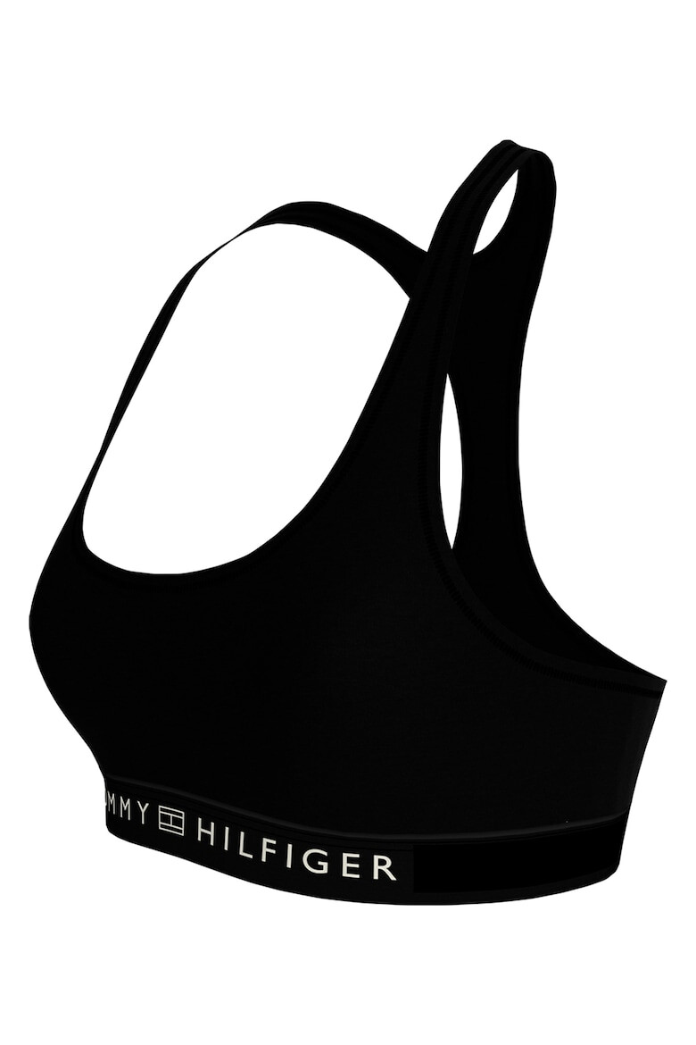 Tommy Hilfiger Bustiera cu spate decupat si logo - Pled.ro