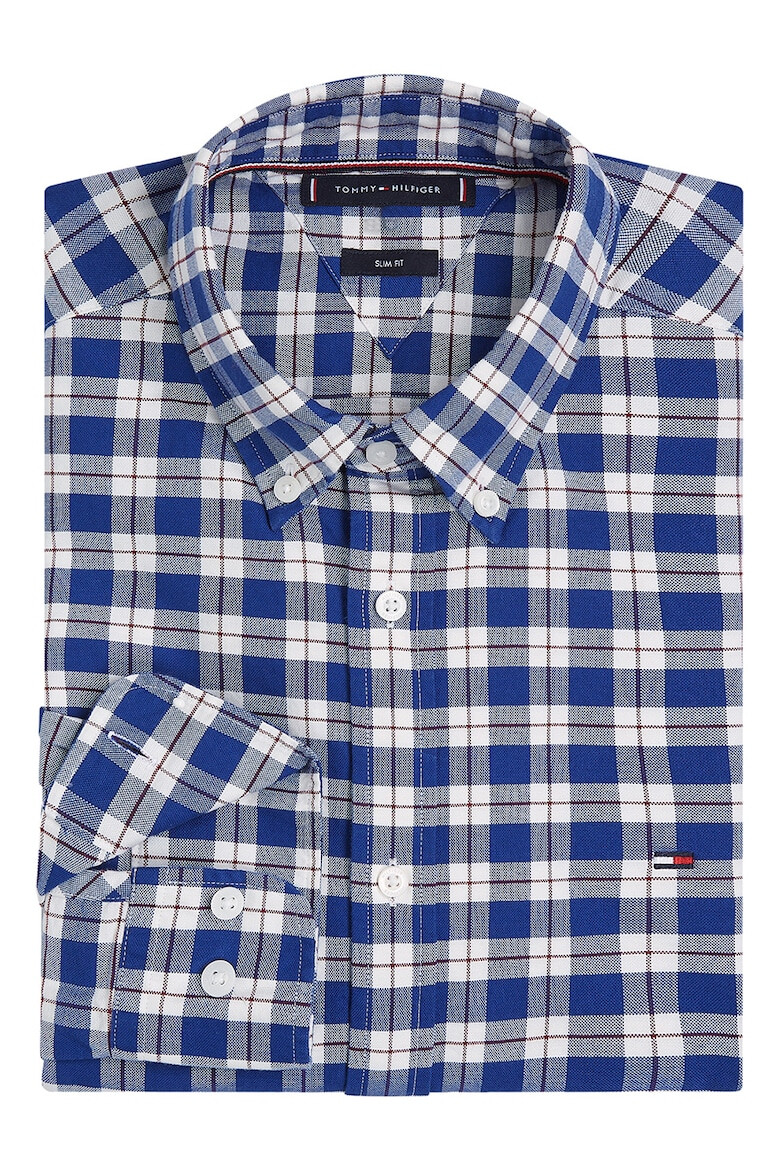 Tommy Hilfiger Camasa slim fit in carouri - Pled.ro