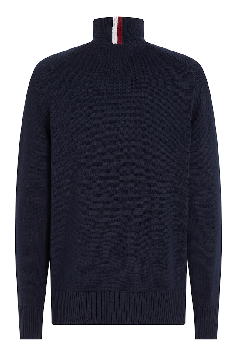 Tommy Hilfiger Cardigan cu logo si fermoar - Pled.ro